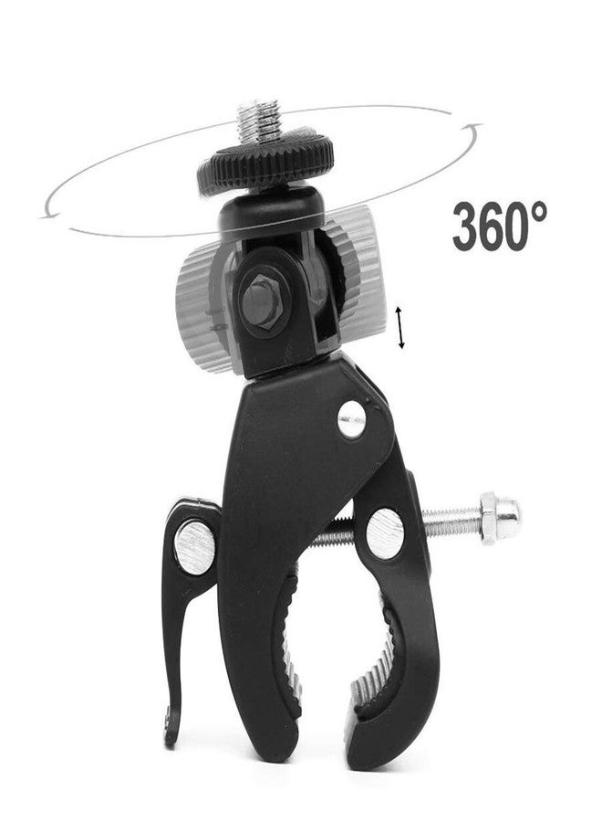 SUPON Camera Super Clamp with 1/4"- 20 Threaded Head Compatible for LCD Monitor,DSLR Cameras,DV,Flash Light,Studio Backdrop,Bike, Microphone Stands, Music Stands,Tripod, Motorcycle,Rod Bar - Image 3